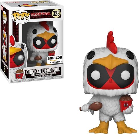 Funko Pop Marvel: Deadpool - Chicken Suit Collectible Figure, Multicolor in Saudi Arabia