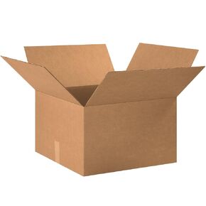 Aviditi HD202012DW Heavy-Duty Double Wall Corrugated Cardboard Box 20" L x 20" W x 12" H, Kraft, for Shipping, Packing and Moving (Pack of 10)