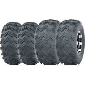 WANDA Full Set ATV tires 22x8-10 Front & 24x11-10 Rear 88-02 Suzuki Quadrunner 250