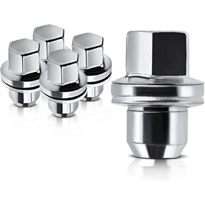 A-Premium M14-1.50 Wheel Lug Nuts Compatible with Land Rover Range Rover Sport Discovery LR3 LR4 Front and Rear 5-PC Set