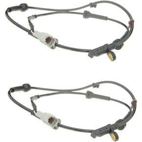 Set of 2 Rear Left and Right ABS Wheel Speed Sensors Replacement for Nissan 2008-2015 Rogue 2014-2015 Rogue Select L4 2.5L Sport Utility (Only for AWD Models)