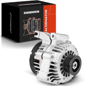 A-Premium Alternator Compatible with Chevy Impala 2002-2004, Monte Carlo 2002-2004 & Buick Regal 2002-2004, V6 3.8L, 105Amp 12V 6-Groove Pulley Clockwise, Replace# 400-12227, 321-1843