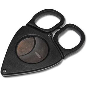 Black Credo Stainless Steel Double Blade 70 Ring Gauge Cutter Scissor 2401