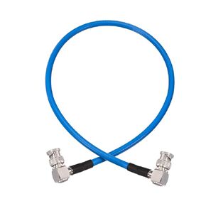 Superbat Short SDI Cable BNC Cable 3G/6G/12G SDI Cable 2ft Blue Belden 1694A Cable Supports HD-SDI/3G-SDI/4K/8K Monitor，Precision SDI Video Cable Right Angle to Right Angle