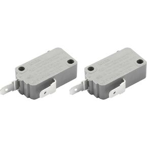 KW3A Microwave Oven Door Switch 16A 125/250V Door Interlock - Reliable and Durable Replacement Part for Microwave Oven（2 Normally Close)