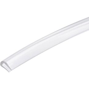 PVC Trim U Seal Fits 1-1.5mm Edge 3.28Ft Length, U Channel Edge Trim Silicone Seal, U Shape Weather Stripping for Edge Protector