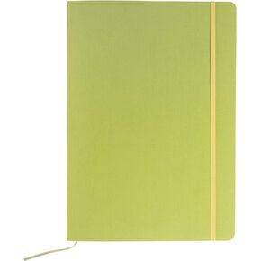 Fabriano Ecoqua Plus Stitch-Bound Notebook, 3.5" x 5.5", Dotted, Gray