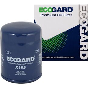 ECOGARD X195 Premium Spin-On Engine Oil Filter for Conventional Oil Fits Ford Ranger 3.0L 1991-2008, Taurus 3.0L 1986-2007, F-150 4.2L 1997-2008, F-150 4.6L 2004-2007, Mustang 3.8L 1994-2004