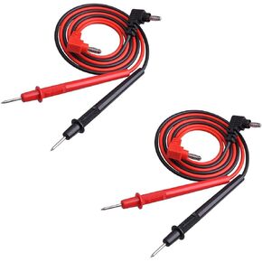 2 Pair 27inch Long Multimeter Test Lead Probe Wire Cable with Banana Plug for Dc Power Supply 1000v