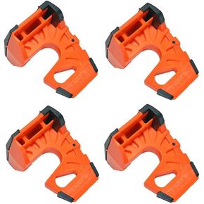 Wedge-It - The Ultimate Door Stop - Orange (4 in quantity)