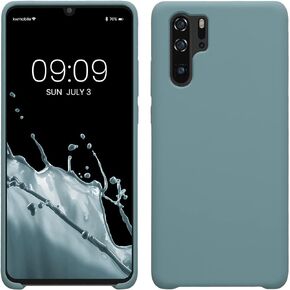 kwmobile Case Compatible with Huawei P30 Pro Case - TPU Silicone Phone Cover with Soft Finish - Antique Stone