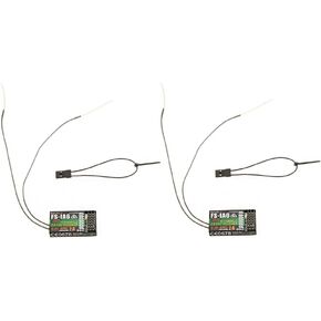 GoolRC 2Pcs 2.4G Flysky FS-iA6 6 Channel Remote Control Receiver with Double Antenna Compatible Flysky i4 i6 i10 GT2E GT2F GT2G Transmitter