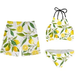 Couples Matching Swimsuit Set for Vacation Summer Beach Bathing Suits