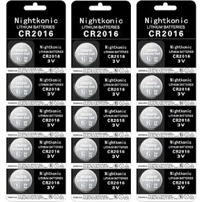 15 Count CR1632 Battery 3V Lithium Button Cell Coin 1632 Batteries