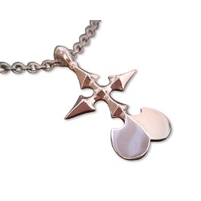 Kingdom Hearts Nobody 925 Sterling Silver Heartless Pendant Necklace Charm Necklace Jewelry