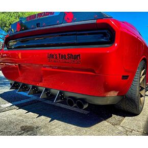 Original Rear Diffuser Kit V2 5 Piece V2 SXT SRT RT Hellcat 2009-2014 *** Made in The USA ***