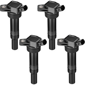 BDFHYK Ignition Coils Pack Compatible with Hyundai Elantra GT Coupe Tucson Kia Soul Forte l4 2.0L 1.8L Coil for UF651 27300-2E000 27301-2E000 C1804 5C186 11788511 Set of 4