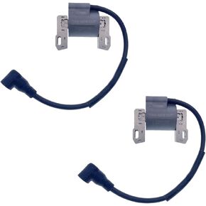 2Pcs Ignition Coil Compatible with Briggs & Stratton 401000 405000 407000,18-22HP Intek V-Twin Engine,Replaces Part #592846, 691060, 799651