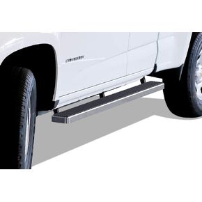 APS Premium 5in Stainless Steel Running Boards Compatible with Chevy Colorado GMC Canyon Extended Cab 15-24