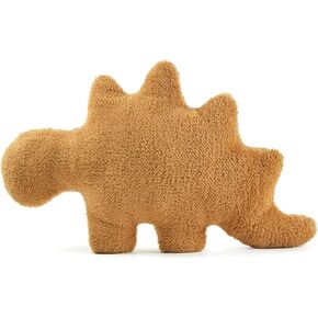 Dino Chicken Nugget Plush, Soft Dino Nugget Pillow Cute Dinosaur Chicken Nuggets Pillow Gifts for Kids Adults Girlfriend(Stegosaurus, 30cm)