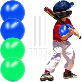 Connection Ball for Baseball, 4 Set Connection Ball for Softball Baseball Hitting Trainer, Improve Arm Action and Hitting Pitching Training Efficiency