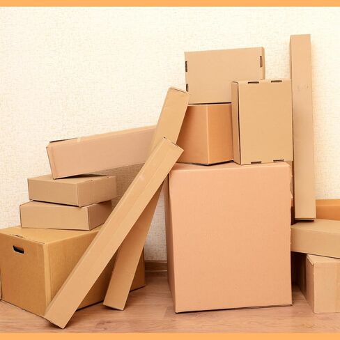 Qilery 30 Pcs Tall Corrugated Boxes Moving Boxes Shipping Boxes Corrugated Packaging Boxes for Golf Club Shipping, Packaging, Moving, Storage Home or Business (4x4x40 Inches) in Saudi Arabia