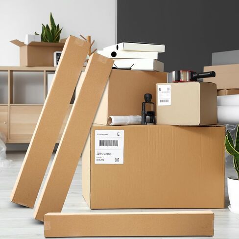 Qilery 30 Pcs Tall Corrugated Boxes Moving Boxes Shipping Boxes Corrugated Packaging Boxes for Golf Club Shipping, Packaging, Moving, Storage Home or Business (4x4x40 Inches) in Saudi Arabia