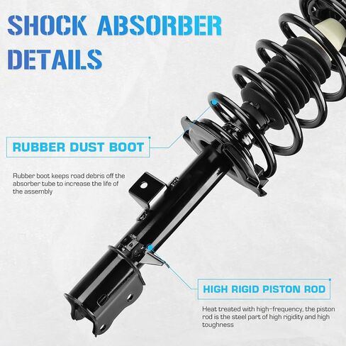 Front Struts w/Coil Spring Shock Assembly + Sway Bar End Links for 2005-2012 Ford Escape, 2005-2011 Mazda Tribute/Mercury Mariner 171593 171594 K80296 (4pc) in Saudi Arabia