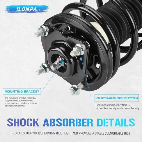 Front Struts w/Coil Spring Shock Assembly + Sway Bar End Links for 2005-2012 Ford Escape, 2005-2011 Mazda Tribute/Mercury Mariner 171593 171594 K80296 (4pc) in Saudi Arabia