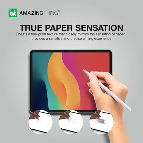 AMAZINGthing Matte Film for iPad Air 11 inch Screen Protector 2024 M2 Model, High Sensitivity, Anti Glare, Writing, Sketching and Drawing Like on Paper, Compatible with Apple Pencil in Saudi Arabia