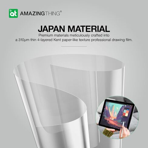 AMAZINGthing Matte Film for iPad Air 11 inch Screen Protector 2024 M2 Model, High Sensitivity, Anti Glare, Writing, Sketching and Drawing Like on Paper, Compatible with Apple Pencil in Saudi Arabia