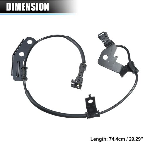 X AUTOHAUX Rear Right ABS Wheel Speed Sensor No.91920-2W100/919202W100 for Kia Santa Fe Sorento 2013-2017 in Saudi Arabia