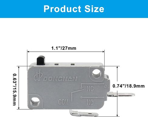 KW3A Microwave Oven Door Switch 16A 125/250V Door Interlock - Reliable and Durable Replacement Part for Microwave Oven（2 Normally Close) in Saudi Arabia