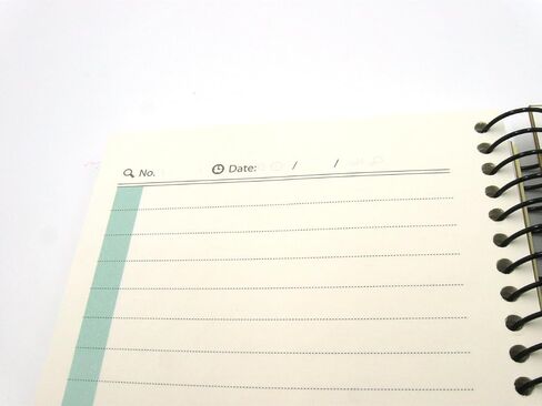 Small Spiral Notebook, 240 Lined Pages, A6 Size Wide Ruled Paper, Recycled Hard Cover in Saudi Arabia