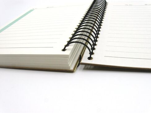 Small Spiral Notebook, 240 Lined Pages, A6 Size Wide Ruled Paper, Recycled Hard Cover in Saudi Arabia