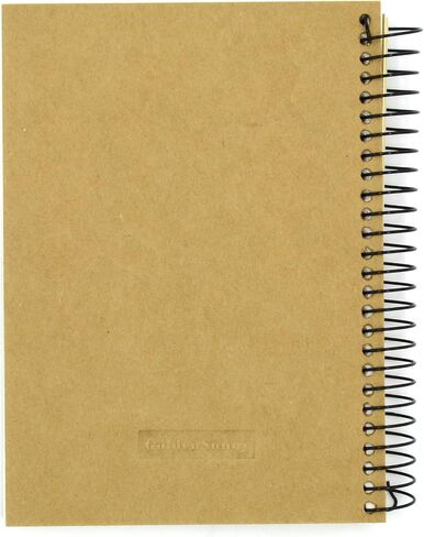 Small Spiral Notebook, 240 Lined Pages, A6 Size Wide Ruled Paper, Recycled Hard Cover in Saudi Arabia