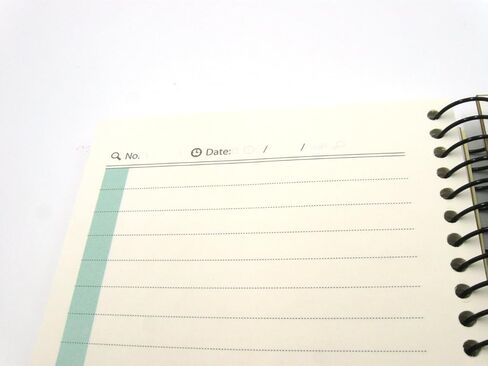 دفتر ملاحظات حلزوني صغير، 240 صفحة مسطرة، ورق مسطر عريض مقاس A6، غلاف صلب معاد تدويره in Kuwait