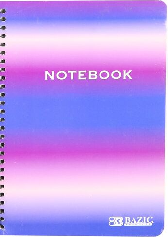 BAZIC 120 Ct. 5" X 7" Personal / Assignment Spiral Notebook in Kuwait
