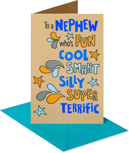 American Greetings Birthday Card for Nephew (Be Your Amazing Self) in Saudi Arabia