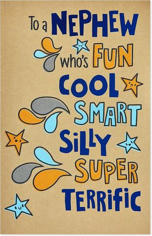 American Greetings Birthday Card for Nephew (Be Your Amazing Self) in Saudi Arabia