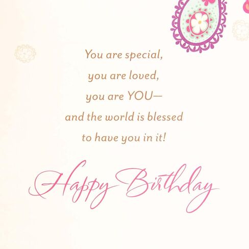Hallmark Mahogany Religious Birthday Card for Her (Celebrating You) in Saudi Arabia