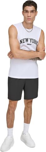 DKNY Men's Sleeveless Quick Dry 40+ Protection UPF Top in Saudi Arabia