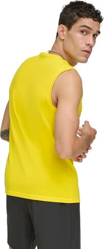 DKNY Men's Sleeveless Quick Dry 40+ Protection UPF Top in Saudi Arabia