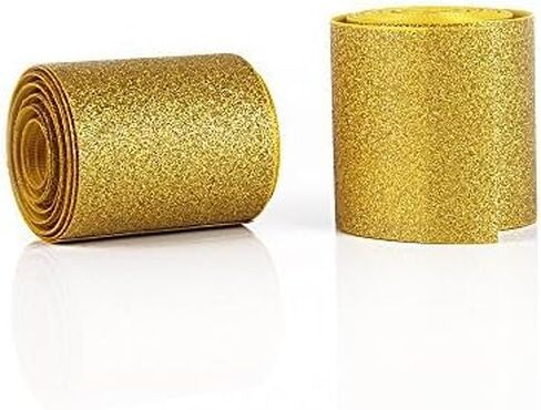 شريط من الحرير المضلع اللامع الصلب المجسم بعرض 3 بوصات لإكسسوارات مشبك الشعر المصنوعة يدويًا وحفلات الزفاف وحفلات أعياد الميلاد وديكور دش الزفاف (5 ياردات، أزرق ملكي) in Kuwait