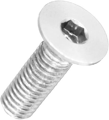 20pcs M3 Flat Screws 7075 Aluminum Alloy Allen Screws Hex Socket Flat Head Cap Screws (Purple, 10mm) in Saudi Arabia