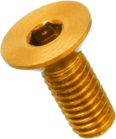 20pcs M3 Flat Screws 7075 Aluminum Alloy Allen Screws Hex Socket Flat Head Cap Screws (Purple, 10mm) in Saudi Arabia