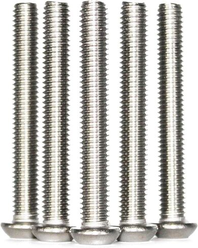 Fullerkreg Button Head Hex Drive Screw Passivated 18-8 Stainless Steel, M10 x 1.50 mm Thread, 20mm Long,Packs of 10 in Saudi Arabia