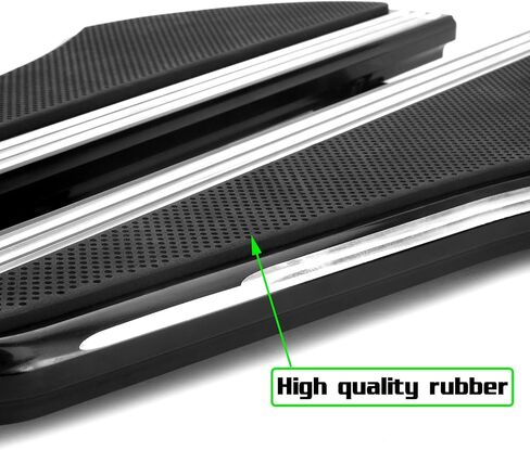 Defiance floorboards for Harley Touring street glide FLHX FLT FLHR FLHXS FLHTCUTG chromed rear footboards and Heel Toe Shift Levers (Chromed) in Saudi Arabia