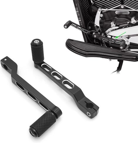 Defiance floorboards for Harley Touring street glide FLHX FLT FLHR FLHXS FLHTCUTG chromed rear footboards and Heel Toe Shift Levers (Chromed) in Saudi Arabia