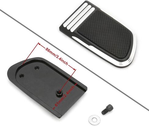 Defiance floorboards for Harley Touring street glide FLHX FLT FLHR FLHXS FLHTCUTG chromed rear footboards and Heel Toe Shift Levers (Chromed) in Saudi Arabia